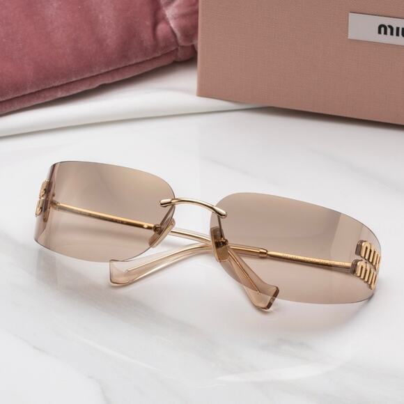 New! MIU MIU Sunglasses 0MUA51S 5AK20P, Authentic - Picture 3 of 15